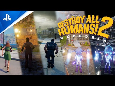 『Destroy All Humans! 2 - Reprobed　デストロイ オール ヒューマンズ！２ - リプローブド』ロケーション紹介トレーラー